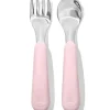 Shop All|OXO - Tot Fork and Spoon Set, Blossom - cutbabycare.com | baby boutique & care hub