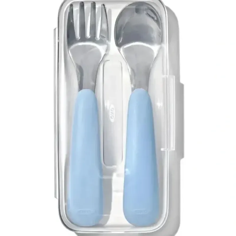 OXO - Tot On-The-Go Fork and Spoon Set, Dusk - cutbabycare.com | baby boutique & care hub* Best
