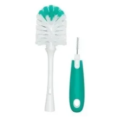 OXO Tot Bottle Brush With Nipple Cleaner And Stand - Teal - cutbabycare.com | baby boutique & care hub* Fashion