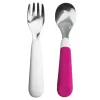 OXO Tot Fork And Spoon Set - Pink - cutbabycare.com | baby boutique & care hub* Store