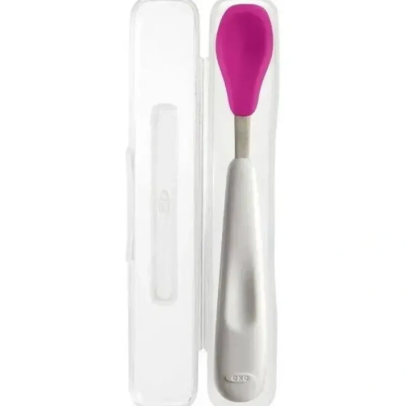 OXO Tot On-the-go Feeding Spoon - Pink - cutbabycare.com | baby boutique & care hub* Outlet