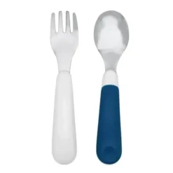 OXO Tot On-The-Go Fork And Spoon Set - Navy - cutbabycare.com | baby boutique & care hub* Discount