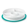 Shop All|OXO Tot Stick & Stay Divided Plate Teal - cutbabycare.com | baby boutique & care hub
