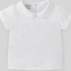 Paz Rodriguez - Baby Boy Knit T-Shirt Confort V22, White - cutbabycare.com | baby boutique & care hub* Cheap