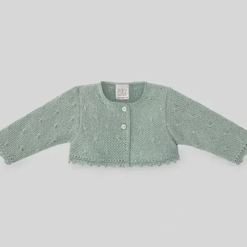 Paz Rodriguez - Baby Girl Knit Newborn Cardigan Aperta, Mint Green - cutbabycare.com | baby boutique & care hub* Discount