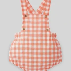 Paz Rodriguez - Baby Girl Woven Romper Milu, Tangerine - cutbabycare.com | baby boutique & care hub* Cheap
