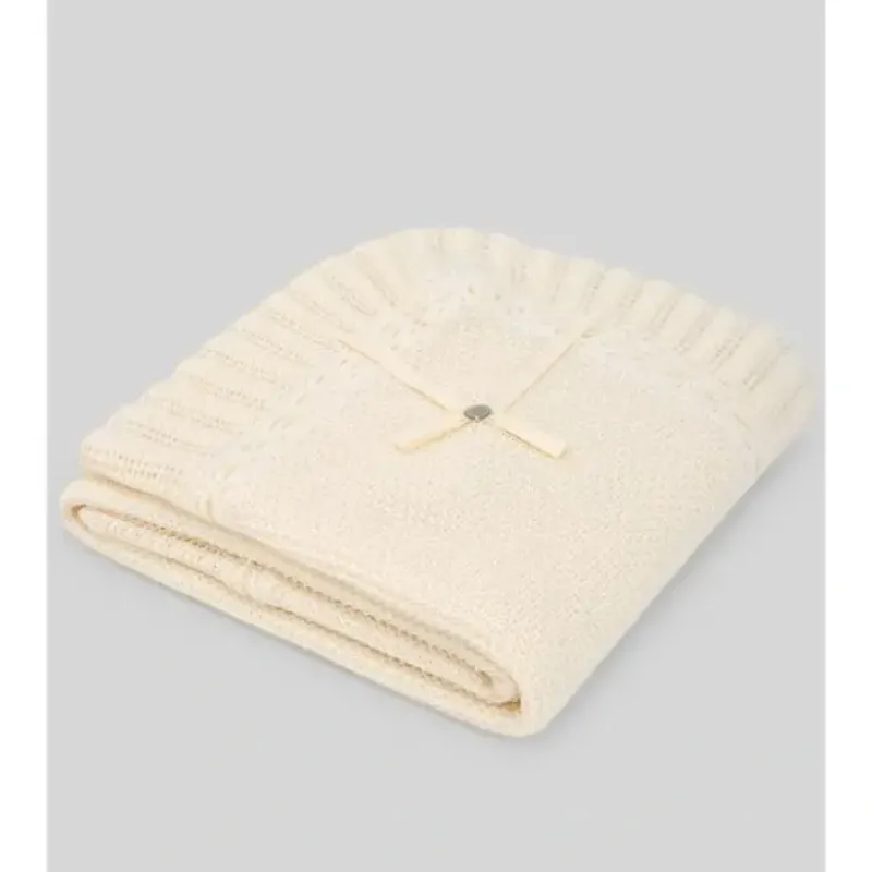 Paz Rodriguez - Baby Knit Newborn Shawl Blanket, Cream/Beige - cutbabycare.com | baby boutique & care hub* Flash Sale