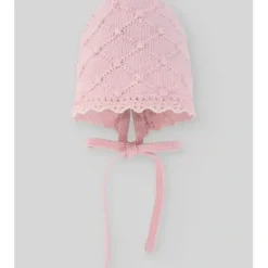 Paz Rodriguez - Baby Knit Newborn Bonnet, Chalk Pink - cutbabycare.com | baby boutique & care hub* Online