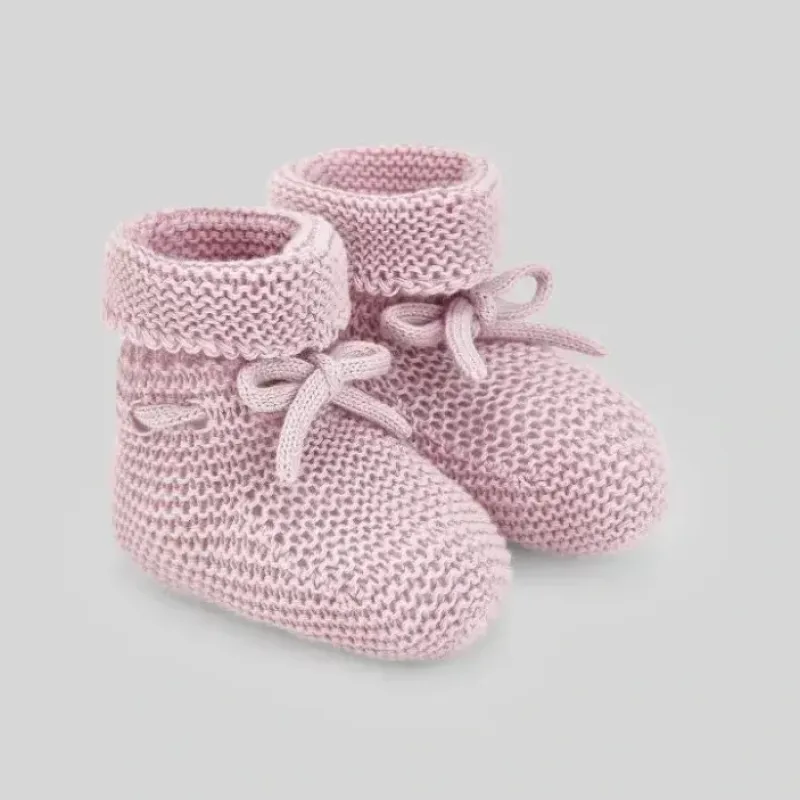 Paz Rodriguez - Baby Knit Newborn Booties, Magnolia - cutbabycare.com | baby boutique & care hub* Cheap