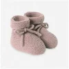 Paz Rodriguez - Baby Knit Newborn Booties Esencial, Chalk Pink - cutbabycare.com | baby boutique & care hub* Outlet