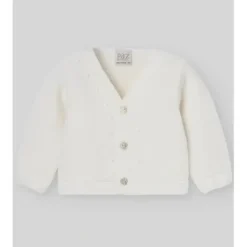 Paz Rodriguez - Baby Knit Newborn Cardigan, Cream - cutbabycare.com | baby boutique & care hub* Discount
