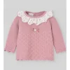 Paz Rodriguez - Baby Knit Newborn Sweater Dama, Makeup Pink - cutbabycare.com | baby boutique & care hub* Clearance