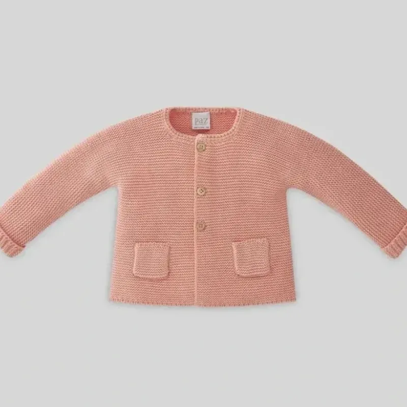 Paz Rodriguez - Baby Knit Cardigan Frutas, Tangerine - cutbabycare.com | baby boutique & care hub* Fashion