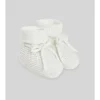 Paz Rodriguez - Baby Knit Newborn Booties, Beige - cutbabycare.com | baby boutique & care hub* Best Sale