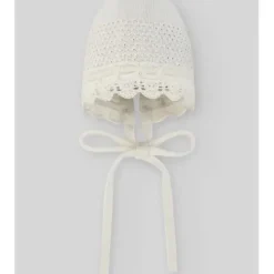 Paz Rodriguez - Baby Knit Newborn Bonnet, Cream/Beige - cutbabycare.com | baby boutique & care hub* Cheap
