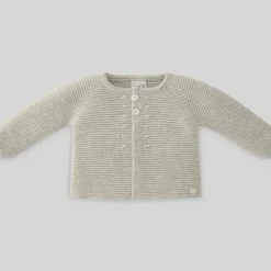 Paz Rodriguez - Baby Knit Cardigan Neboa, Linen - cutbabycare.com | baby boutique & care hub* Outlet