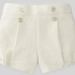 Paz Rodriguez - Baby Unisex Woven Short Neboa, Cream - cutbabycare.com | baby boutique & care hub* Cheap