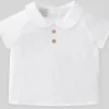 Paz Rodriguez - Baby Unisex Woven Shirt Merlo, White - cutbabycare.com | baby boutique & care hub* Shop