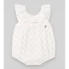 Paz Rodriguez - Baby Woven Newborn Romper, Cream/Magnolia - cutbabycare.com | baby boutique & care hub* Cheap