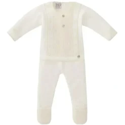 Paz Rodriguez - Take Me Home Knit Sweater & Leggins Set Luz V23, Cream - cutbabycare.com | baby boutique & care hub* Clearance