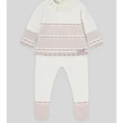 Paz Rodriguez - Take Me Home Set Sweater & Leggins Set, Cream/Beige - cutbabycare.com | baby boutique & care hub* Hot