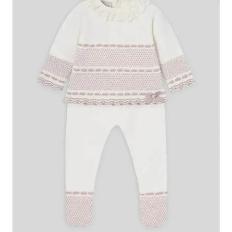 Paz Rodriguez - Take Me Home Set Sweater & Leggins Set, Cream/Beige - cutbabycare.com | baby boutique & care hub* Hot