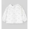 Paz Rodriguez - Woven Newborn Blouse Pulgarcito, Grey Pear - cutbabycare.com | baby boutique & care hub* Best