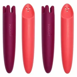 Shop All|4pc Boon JAB Silicone Food Utensils Feeding Baby 1y+ Feeder Infant Coral/Purple - cutbabycare.com | baby boutique & care hub