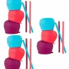 Shop All|9pc Boon Snug Straw Baby/Girl/12m+/Infant Universal Cup Cover/Lid Pink/Blue/PP - cutbabycare.com | baby boutique & care hub