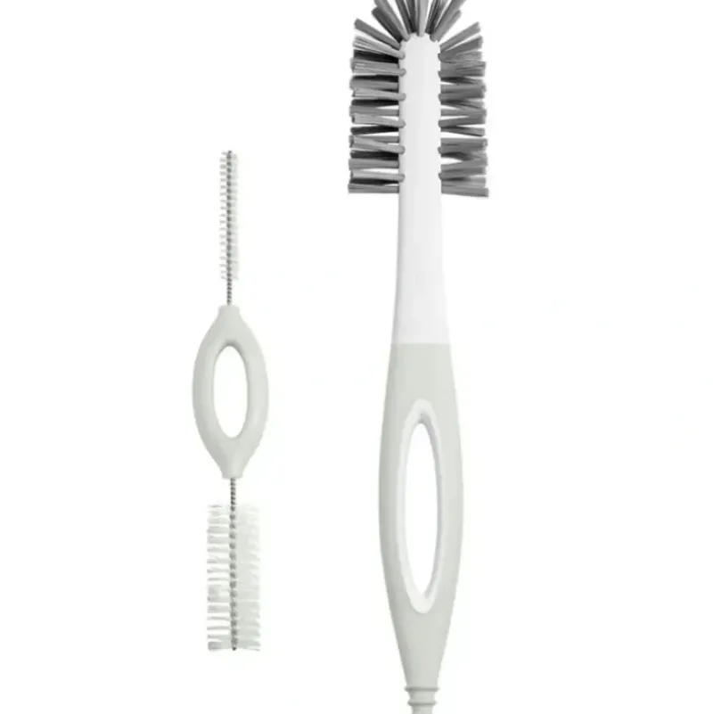 Shop All|2pc Boon Trip 27cm/18cm Baby Feeding Bottle/Nipple Cleaning Brushes Set Grey - cutbabycare.com | baby boutique & care hub