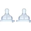 Nursing Feeding|4pc Chicco Nursing Well-Being Reg Flow Silicone Teat Baby/Toddler Feeding 0m+ - cutbabycare.com | baby boutique & care hub