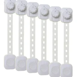 Shop All|6pc dreambaby Twist'N Lock Adjustable Multi-Purpose Child Safety Latche/Lock WHT - cutbabycare.com | baby boutique & care hub