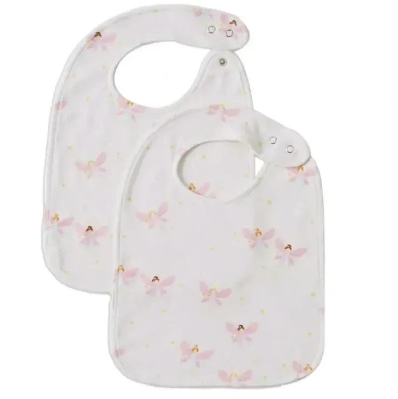 Shop All|2pc Jiggle & Giggle Fairy Dust Bib Set Baby/Infant Muslin Burp Drooling/Feeding - cutbabycare.com | baby boutique & care hub