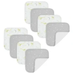 Bath Potty|8pc Living Textiles Baby/Infant/Newborn Bathroom Wash Cloths Set Noah Giraffe - cutbabycare.com | baby boutique & care hub