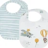 Shop All|2pc Living Textiles Newborn/Infant/Baby Feeding/Eating Bibs Up Up & Away/Stripes - cutbabycare.com | baby boutique & care hub