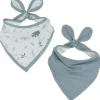 Shop All|2pc Living Textiles Organic Cotton Muslin Bandana Feeding Bibs Banana Leaf/Teal - cutbabycare.com | baby boutique & care hub
