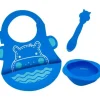 Shop All|3pc Marcus & Marcus Toddler/Children's/Baby Cutlery Set Lucas Hippo Blue 6m+ - cutbabycare.com | baby boutique & care hub