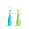 Shop All|2PC Munchkin Gentle Scoop Toddler/Baby Silicone Training Spoons Set 6M+ - cutbabycare.com | baby boutique & care hub