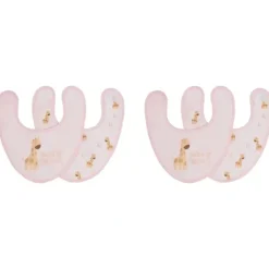 Shop All|4pc Splosh Baby/Infant Giraffe Cotton Feeding Bib Terry Absorbent 22x30cm Pink - cutbabycare.com | baby boutique & care hub