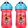 Shop All|2pc The First years Flip Top Straw Cup Baby/Toddler 18m+ Water Bottle Paw Patrol - cutbabycare.com | baby boutique & care hub