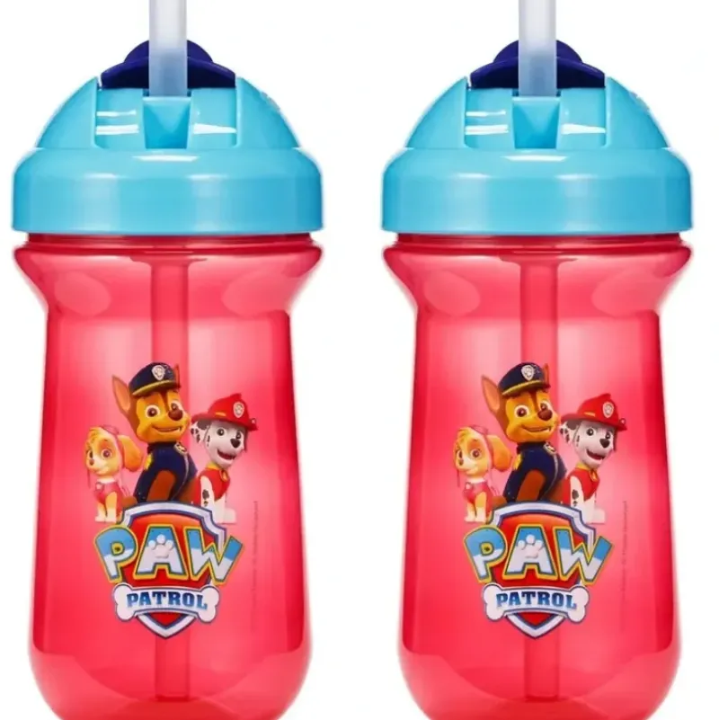 Shop All|2pc The First years Flip Top Straw Cup Baby/Toddler 18m+ Water Bottle Paw Patrol - cutbabycare.com | baby boutique & care hub