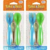 Shop All|24pc The First years Take & Toss Flatware Forks & Spoon Kids/Toddler Set 9m+ - cutbabycare.com | baby boutique & care hub