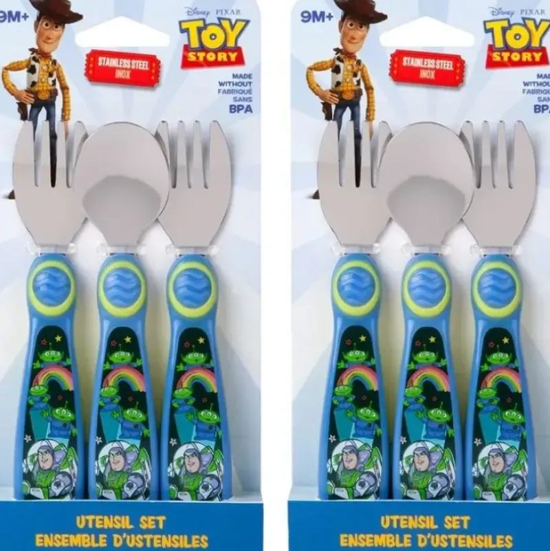 Shop All|6pc Toy Story Buzz Lightyear 13cm Toddler/Baby Cutlery Spoon/Fork Set 9m+ - cutbabycare.com | baby boutique & care hub