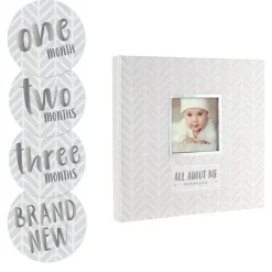 Pearhead - All About Me Baby's Memory Book and Belly Sticker Set - cutbabycare.com | baby boutique & care hub* Discount