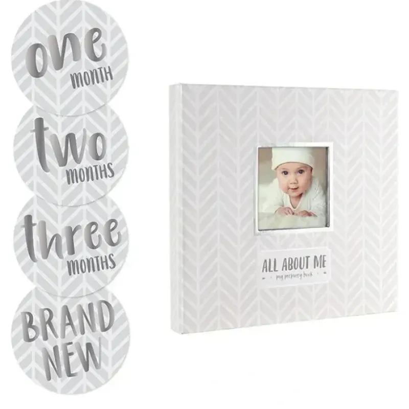 Pearhead - All About Me Baby's Memory Book and Belly Sticker Set - cutbabycare.com | baby boutique & care hub* Discount