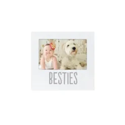 Pearhead - Baby and Friend Besties Frame, White 4x6 - cutbabycare.com | baby boutique & care hub* Flash Sale