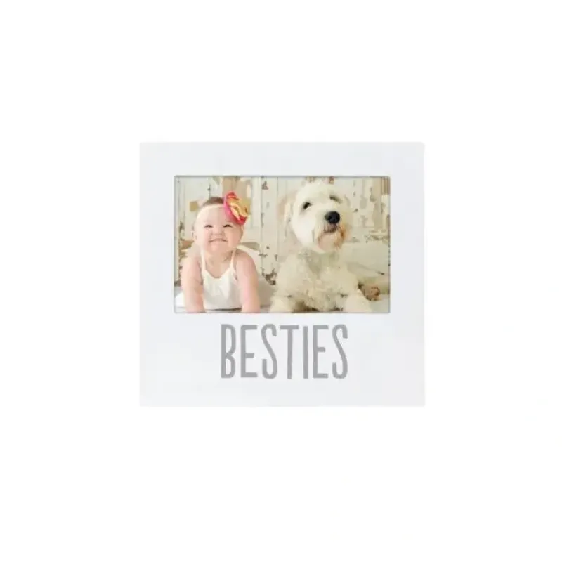 Pearhead - Baby and Friend Besties Frame, White 4x6 - cutbabycare.com | baby boutique & care hub* Flash Sale