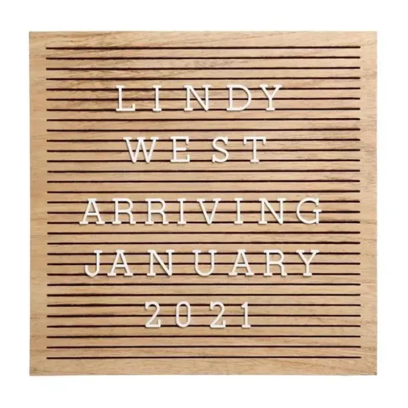 Pearhead - Natural Wood Letterboard - cutbabycare.com | baby boutique & care hub* New