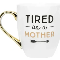 Pearhead - Parent Coffee Mug, Tired as a Mother Whimsical Mug - cutbabycare.com | baby boutique & care hub* Flash Sale