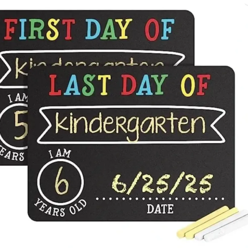 Pearhead Baby - First and Last Day Chalkboard Signs, Reusable And Erasable Chalkboard - cutbabycare.com | baby boutique & care hub* Discount